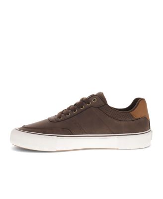 Men's Levi's: Munro UL Faux Leather Lace-Up Sneakers (Brown/Tan)