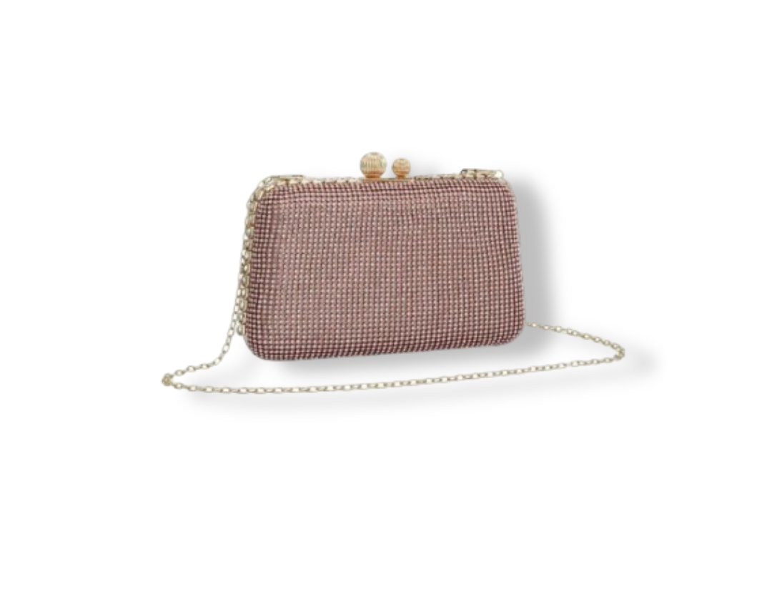 Women's Diamond Embellished Clutch Bag