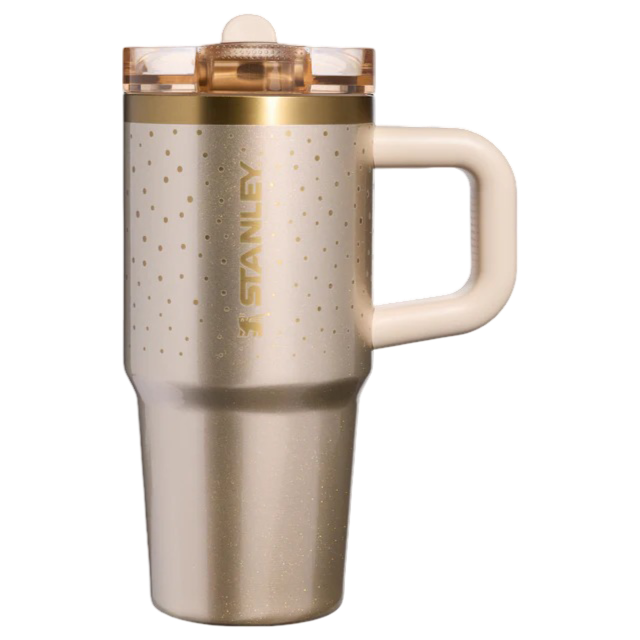 The Cheers & Cheer Quencher ProTour Flip Straw Tumbler - 14oz (Prosecco Shimmer)