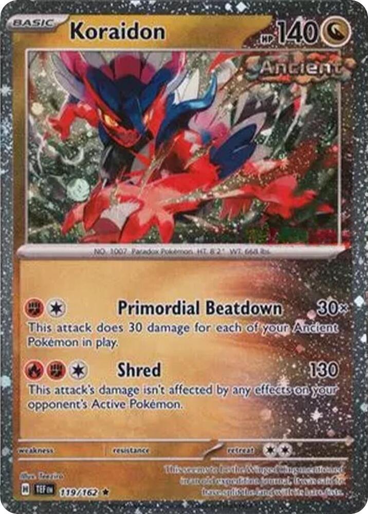 Pokémon TCG: Koraidon 119/162 (Cosmos Holo)