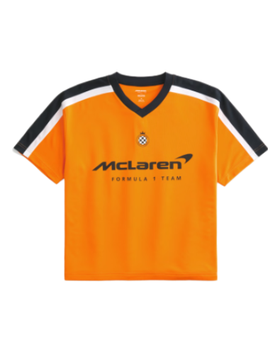 Boxy McLaren Graphic Soccer Jersey (Bright Orange)