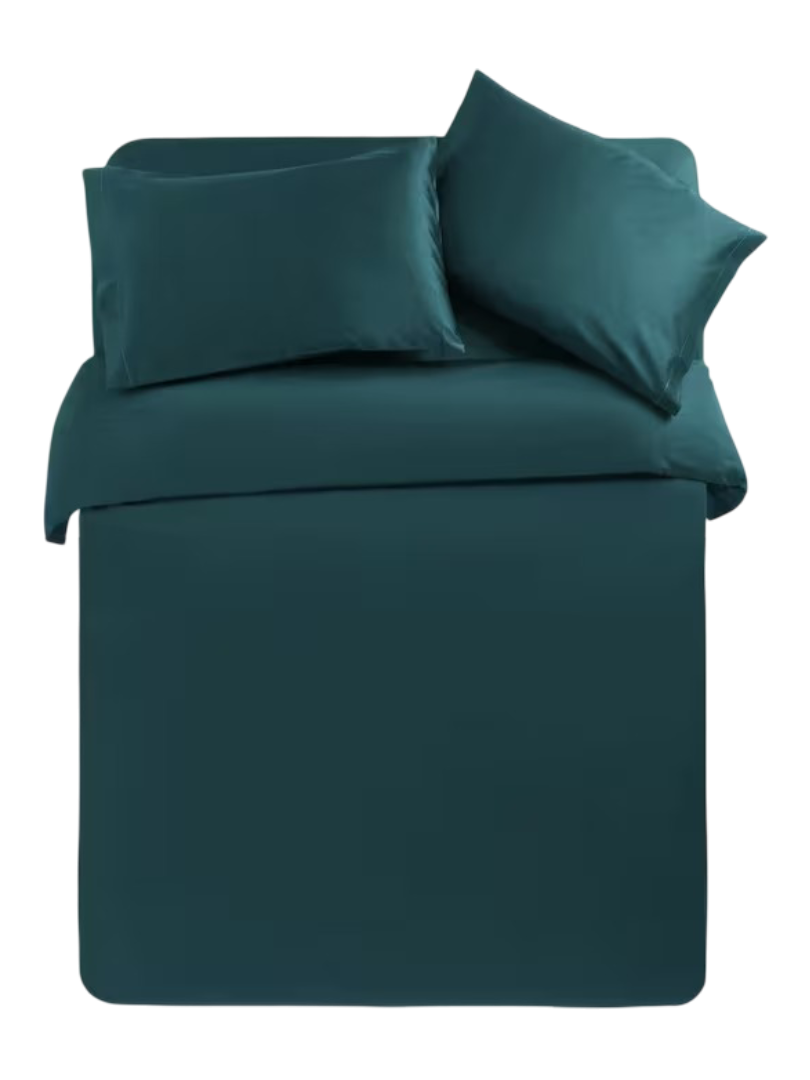 John Lewis: Soft & Silky Egyptian Cotton Sateen Thread Count Bedding (Teal)