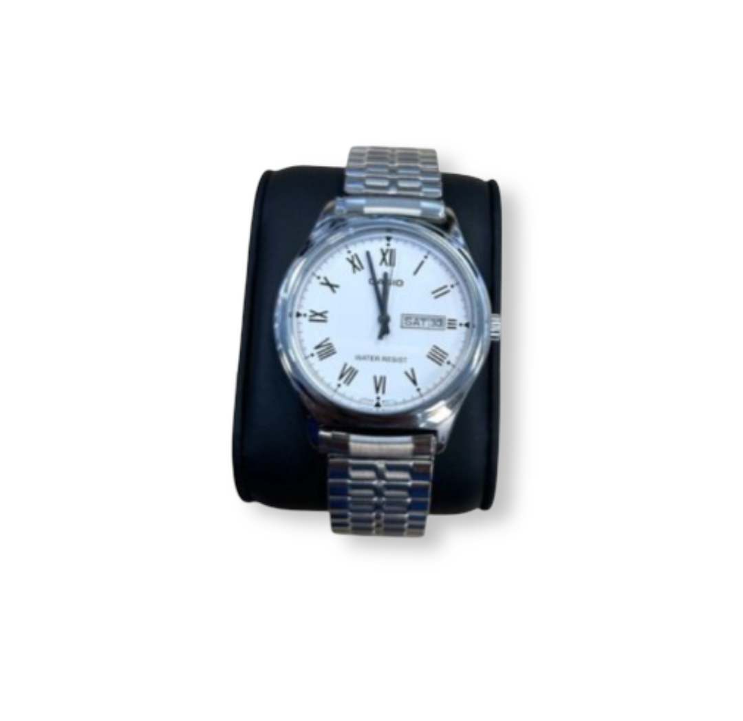 Casio: Men's Stainless Steel Silver Wrist Watch