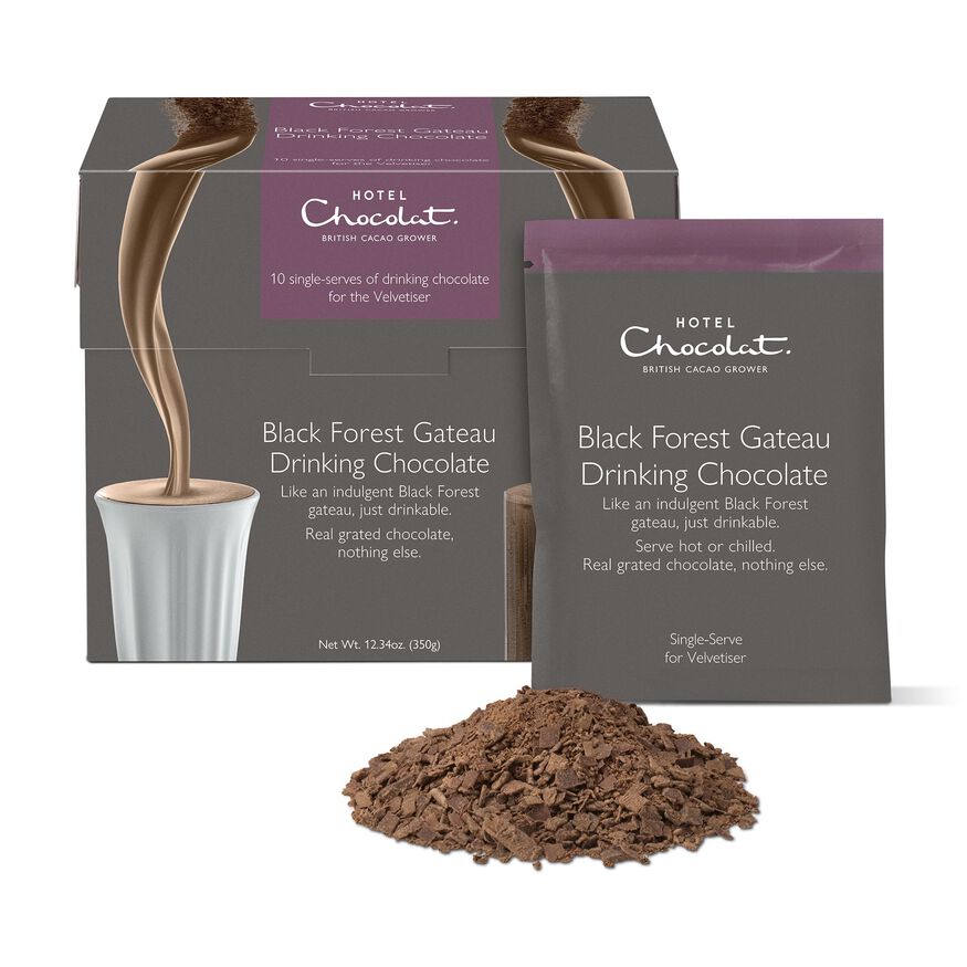 Black Forest Gateau Hot Chocolate Sachets (Pack Of 10) - 350g