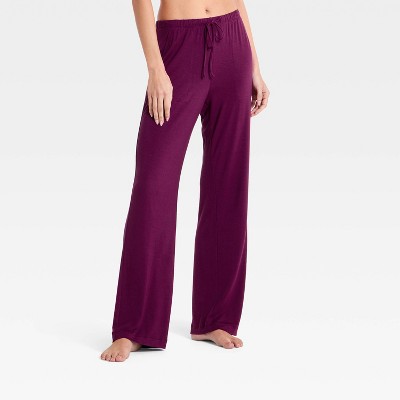 Women's Cloud Knit Pajama Pants: Auden (Purple)