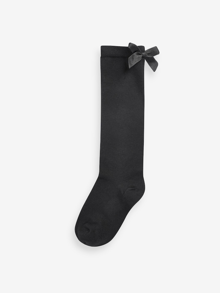 Black Bow Socks (Pack of 2)