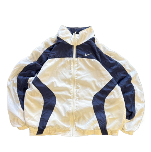 Nike: Windbreaker Jacket (White/Navy)