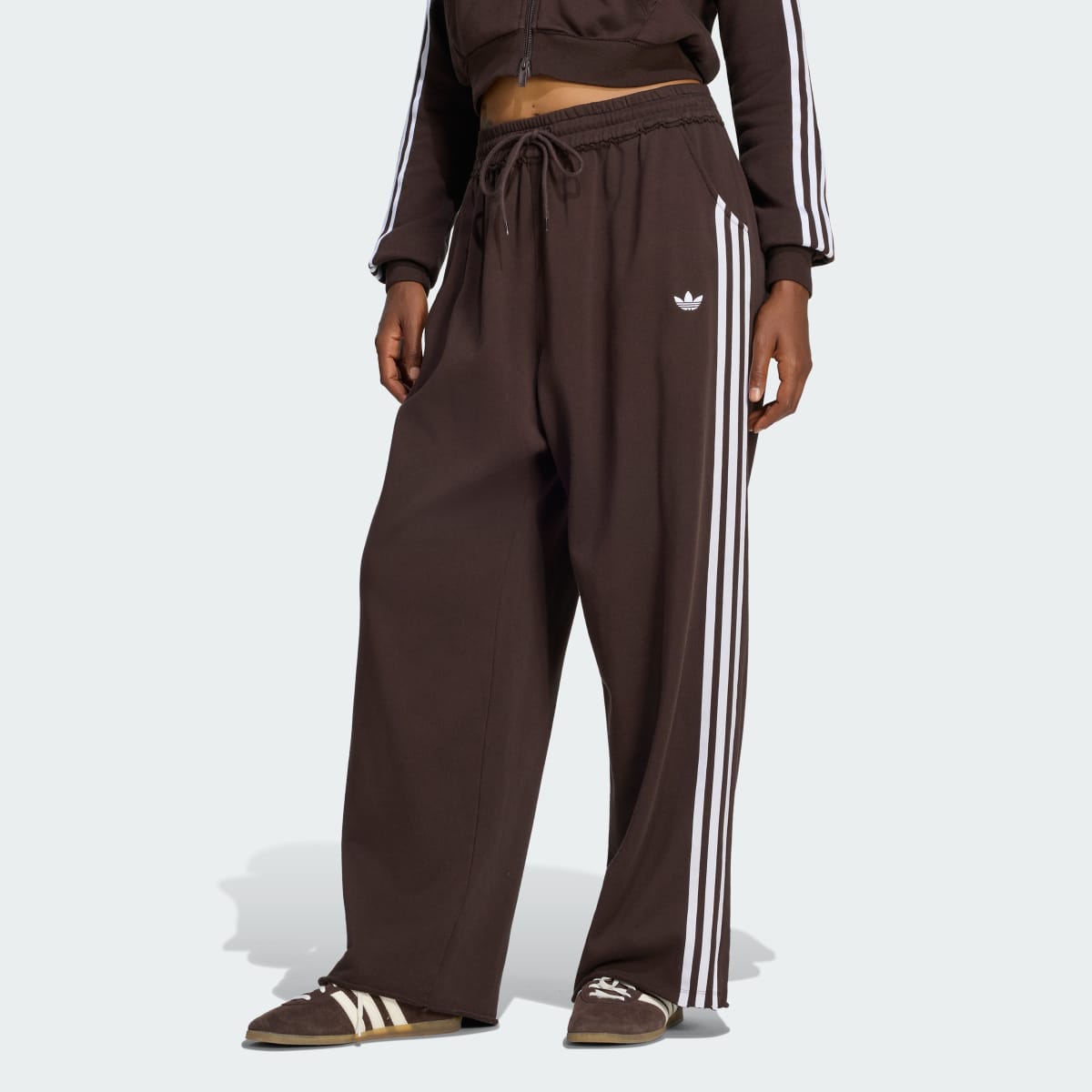 Graphic Loose Sweat Pants (Aurora Coffee)