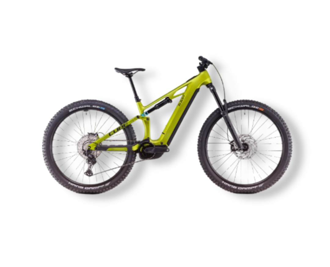 Cube: Stereo Hybrid Bicycle (Flashlime & Blue)