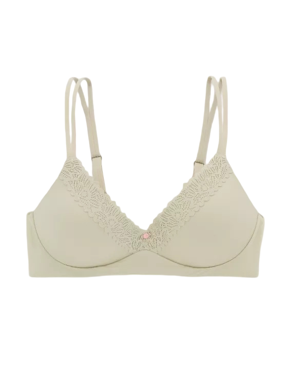 Sunnie Wireless Push Up Bra (Green Sheen)