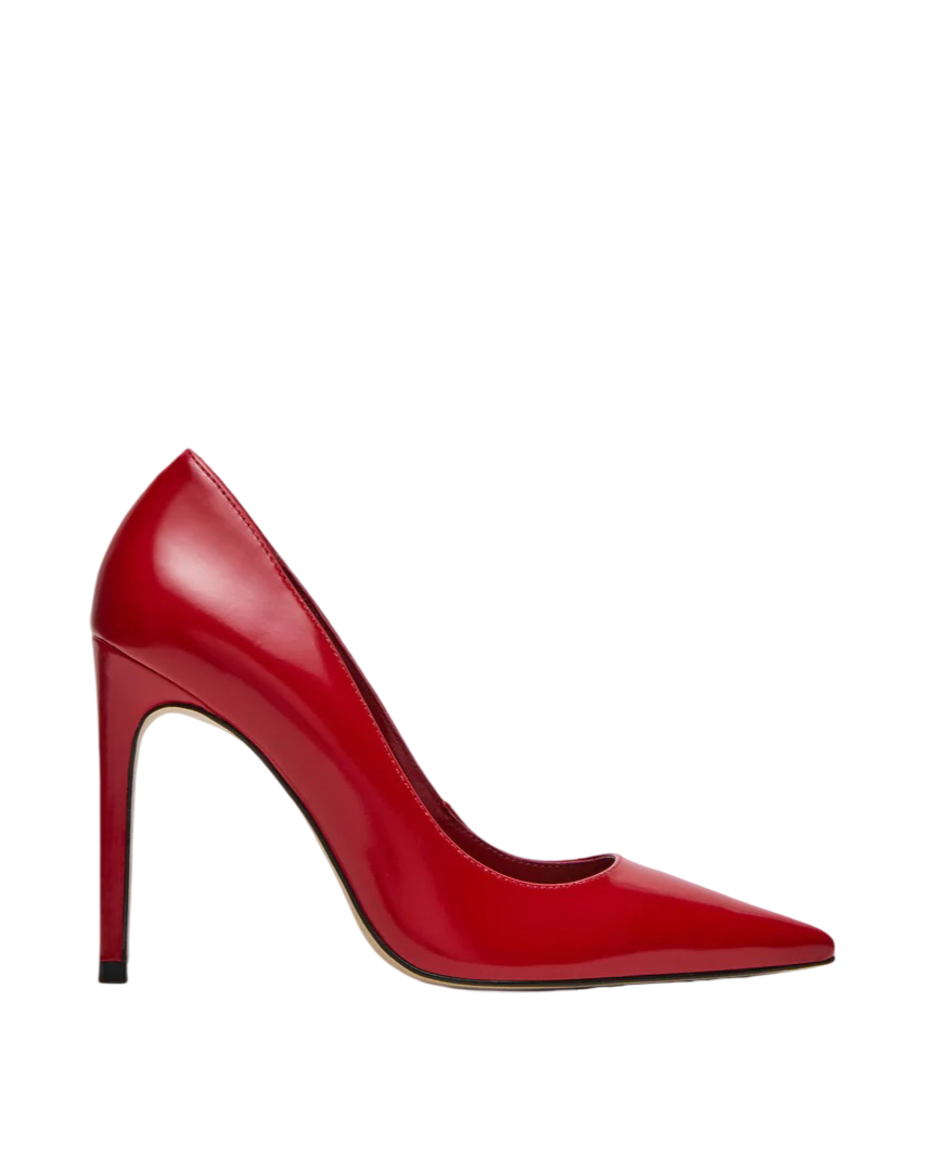 Noir Red Leather heels