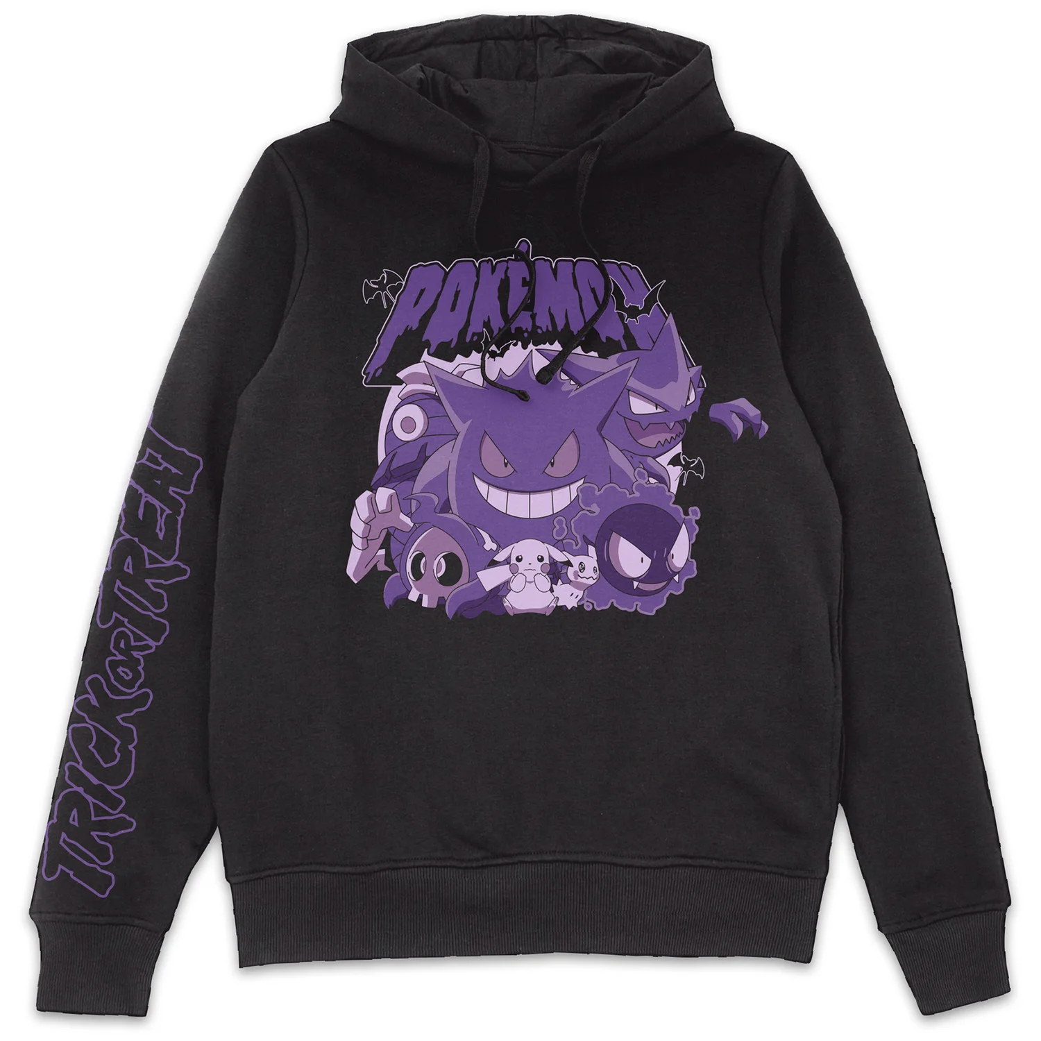 Women's Pokemon Trick Or Treat Hoodie (Black)