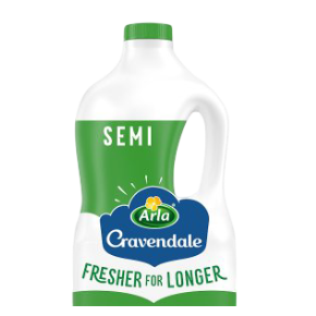 Cravendale: Filtered Fresher for Longer Semi-Skimmed Milk Large - 2litre