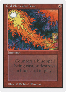 Red Elemental Blast 170 (German, NM)