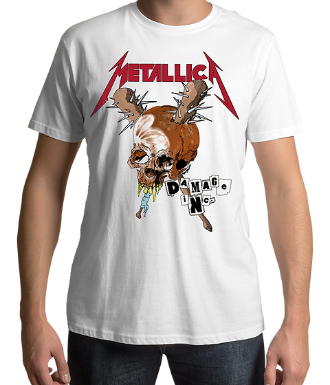 Men's Metallica: Damage Inc T-Shirt (White)