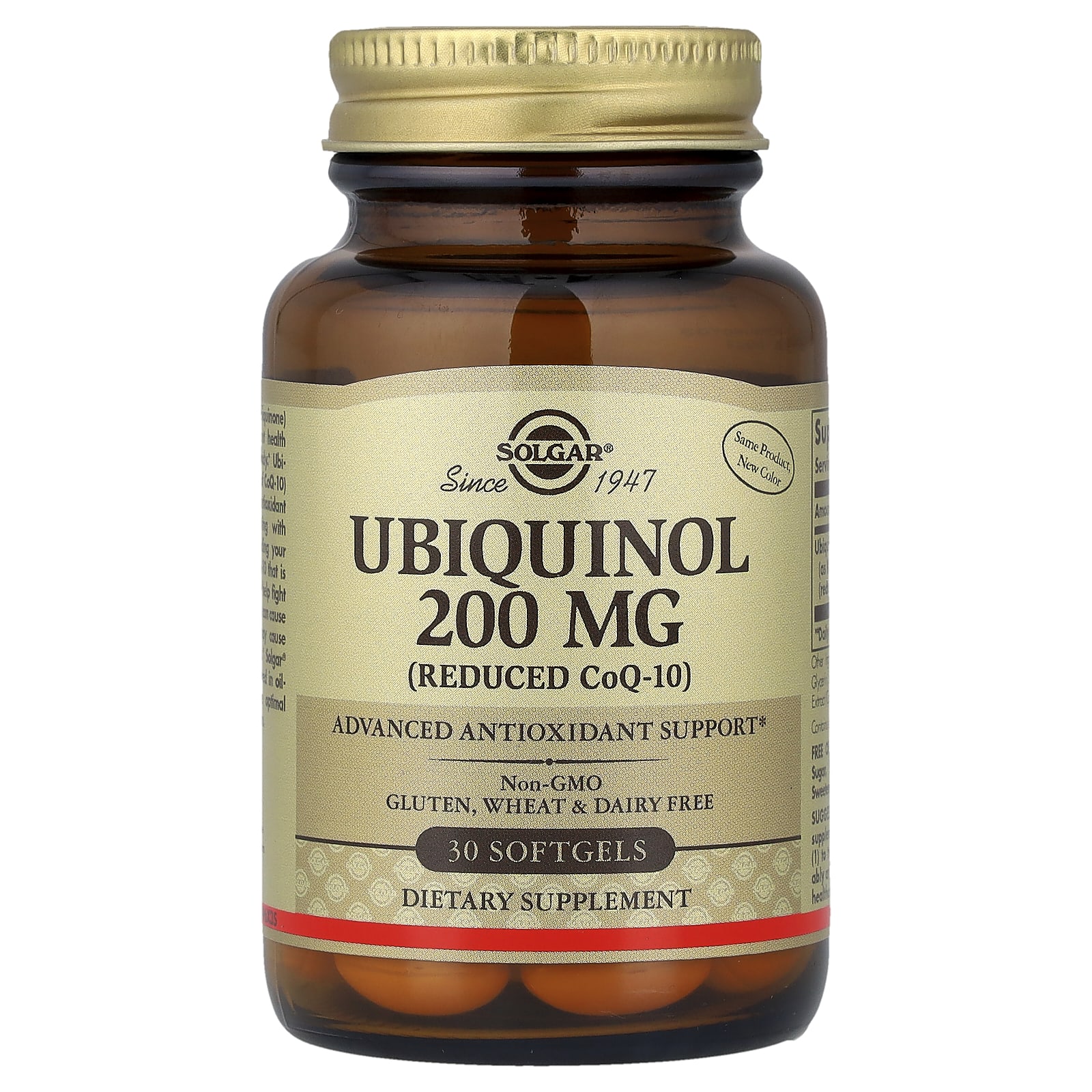 Solgar: Ubiquinol (Reduced CoQ10) 200 mg (30 Softgels)