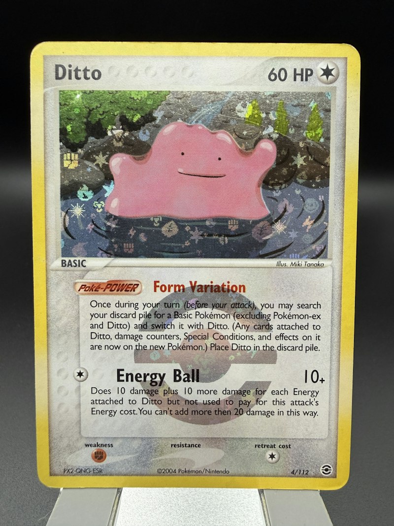 Pokémon TCG: Ditto #4 Reverse Holo (French, FL, 08-2004)