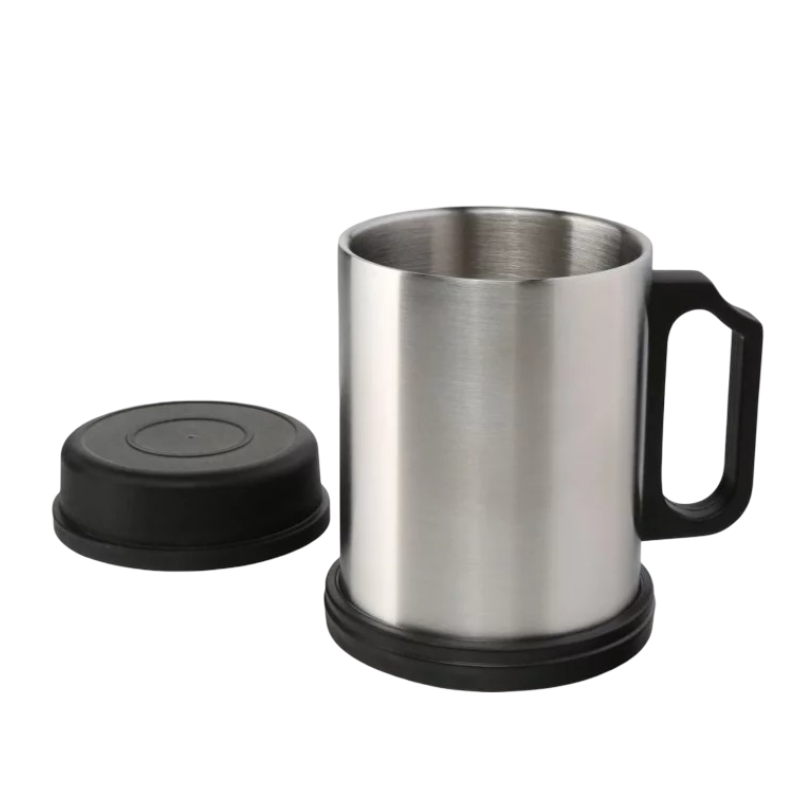 Stainless Steel Insulated Drinking Mug - 400ml