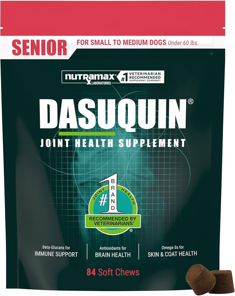 Nutramax: Dasuquin with MSM Joint Health Supplement for Senior Small to Medium Dogs (84 Soft Chews)