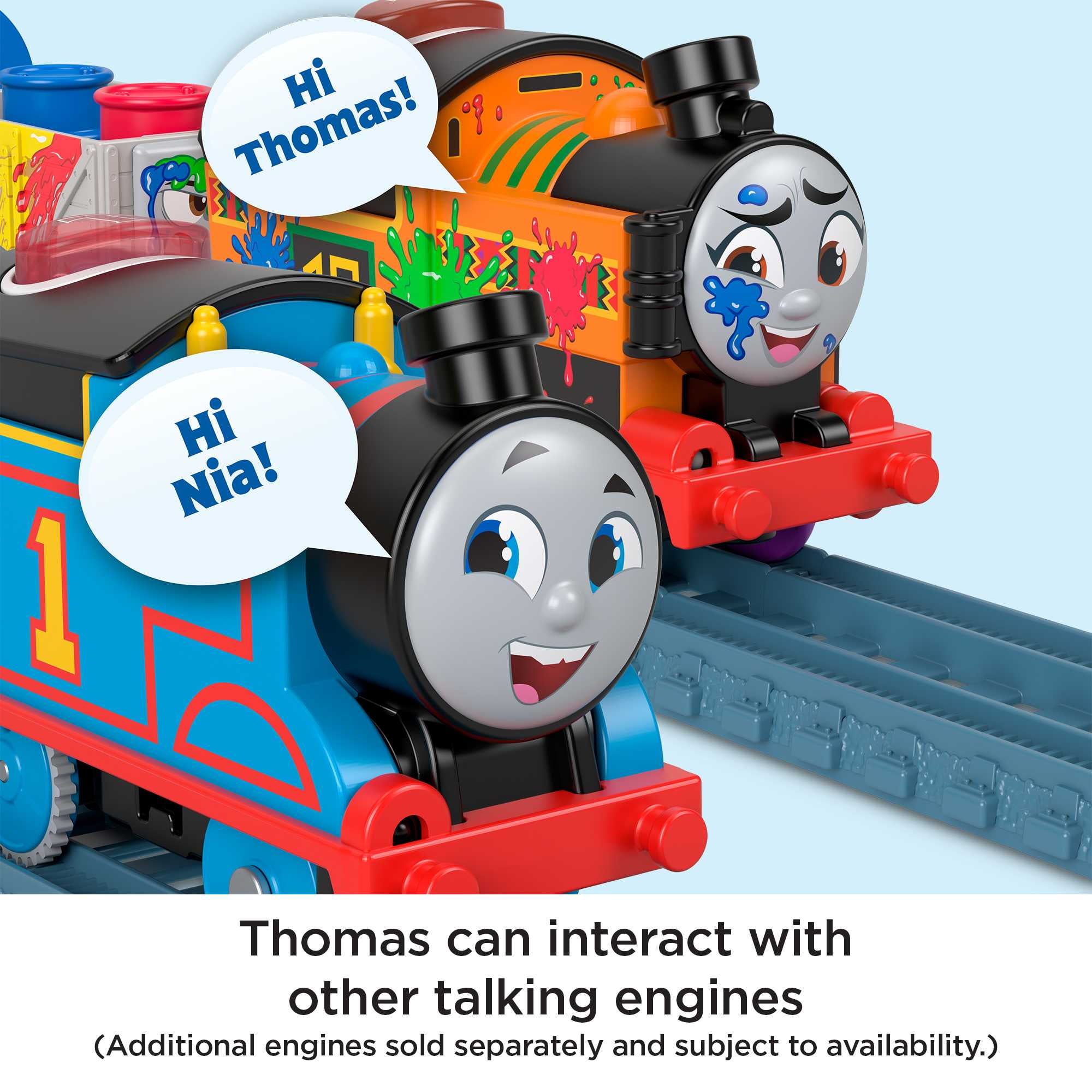 Fisher-Price Thomas & Friends: Talking Thomas Train with Annie & Clarabel Coaches