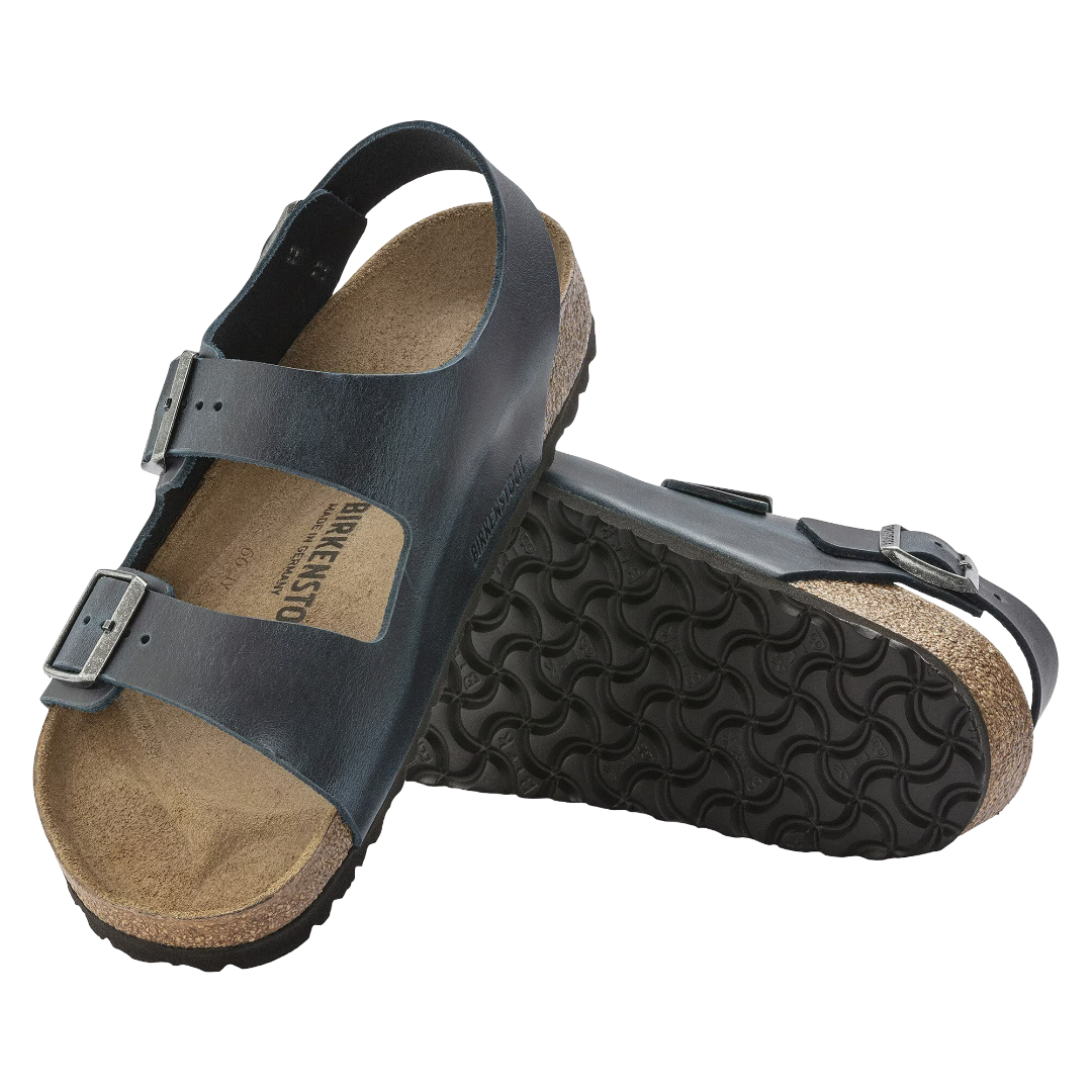 Milano Oiled Leather (Insignia Blue)