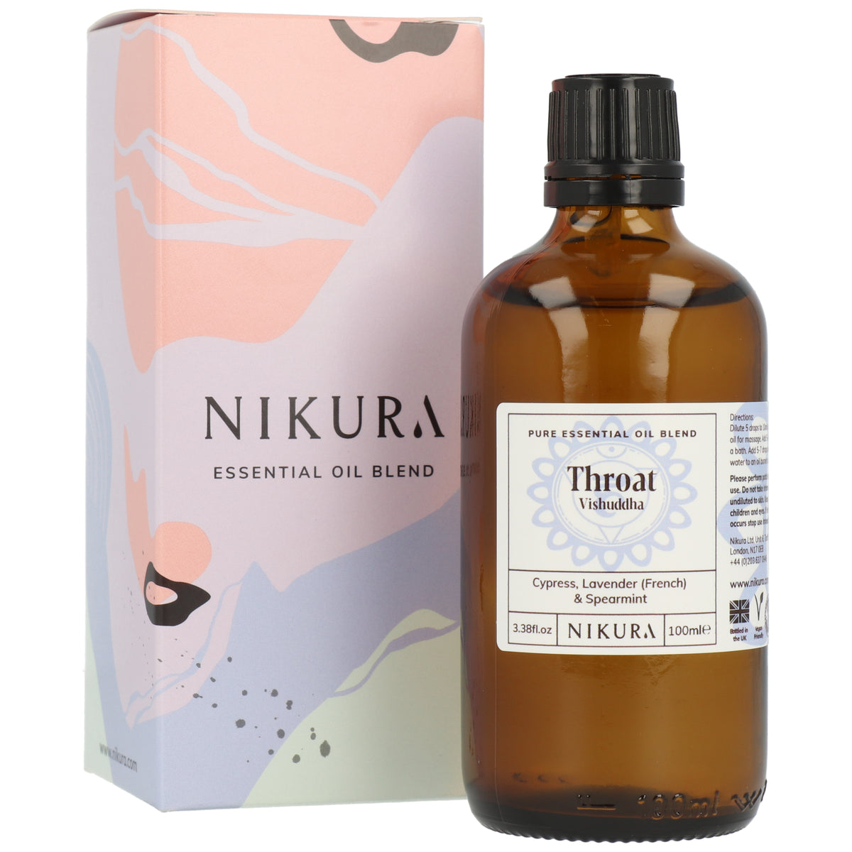 Throat Chakra Essential Oil Blend (100ml)