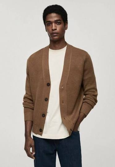 Men's Cardigan (Brown)