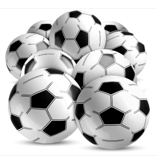 Bedwina: Inflatable Soccer Balls (12-Pack)