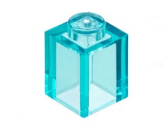 Brick - Transparent Light Blue (1x1)