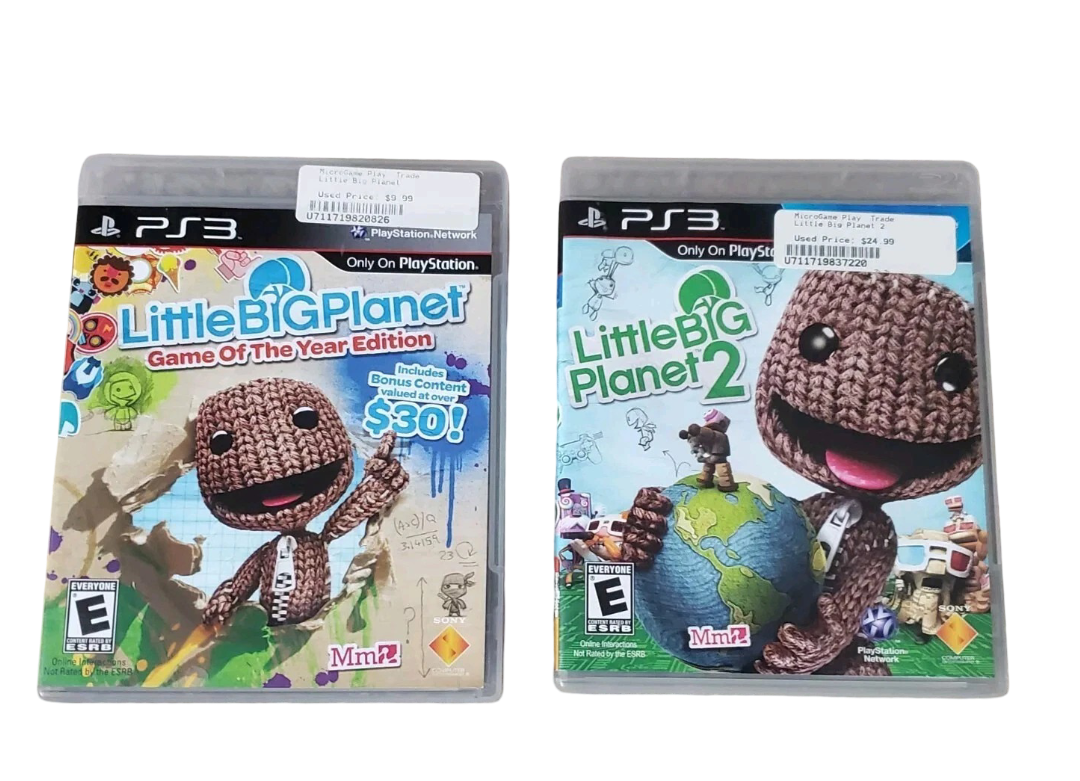 Little Big Planet 1 and 2 for PS3