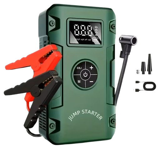 10000A 7-in-1 Multi-Function Emergency Jump Starter with Air Pump