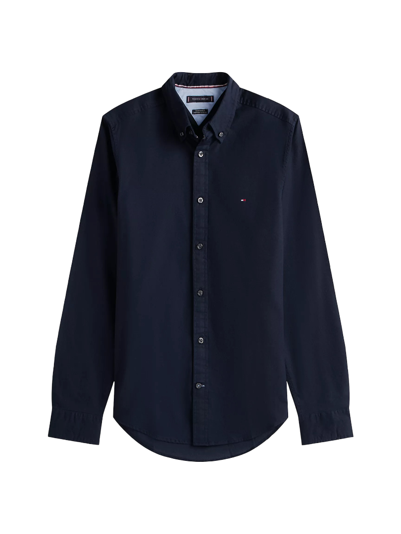 Slim Fit Oxford Shirt (Navy)