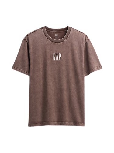 Heavyweight Relaxed Logo T-Shirt (Espresso)