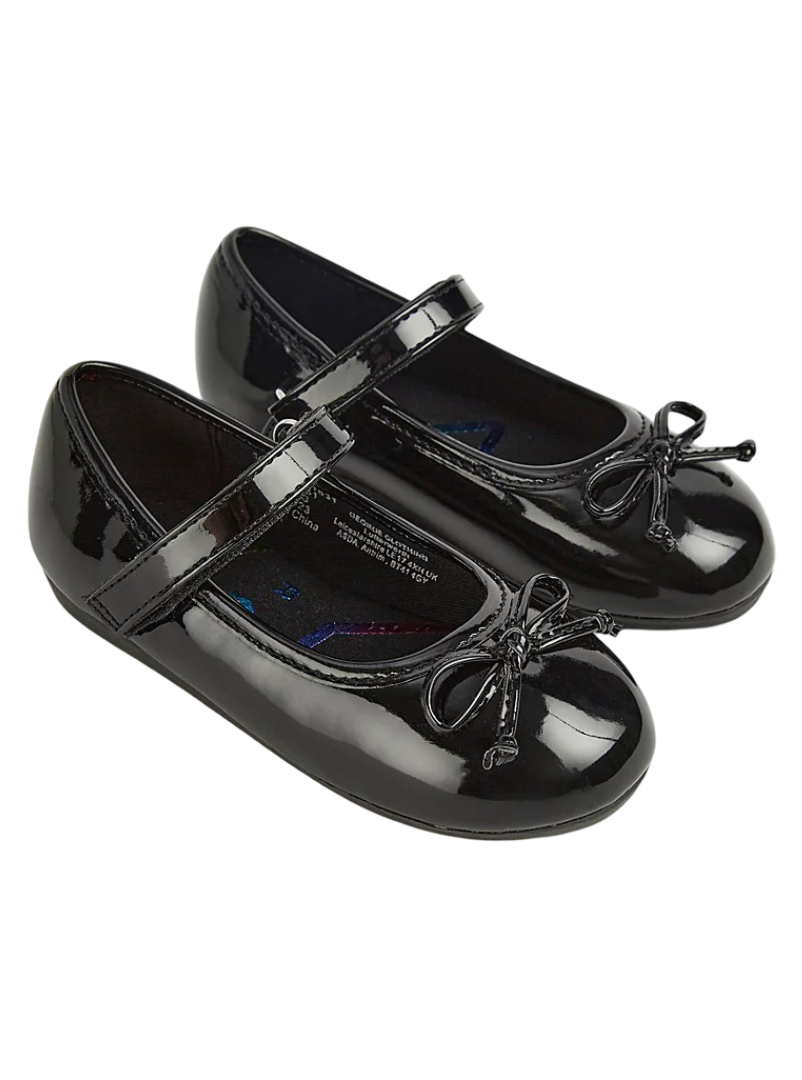 Patent Ballet Shoes (Black)
