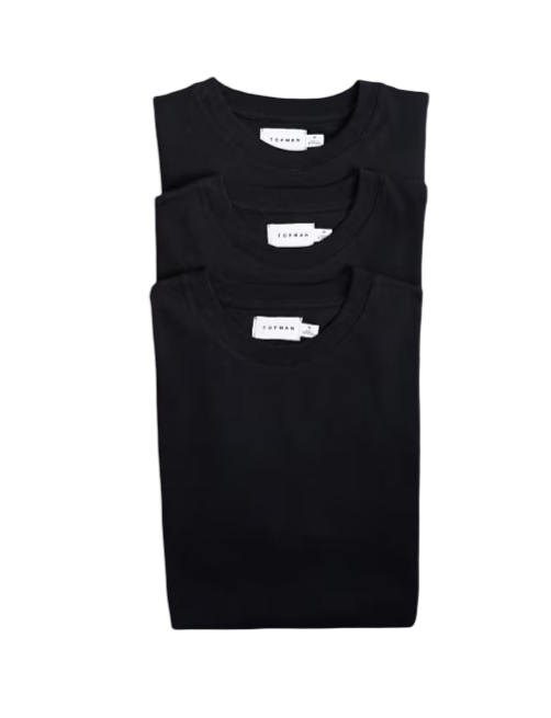 Topman: Men's Classic T-Shirt (Pack of 3)