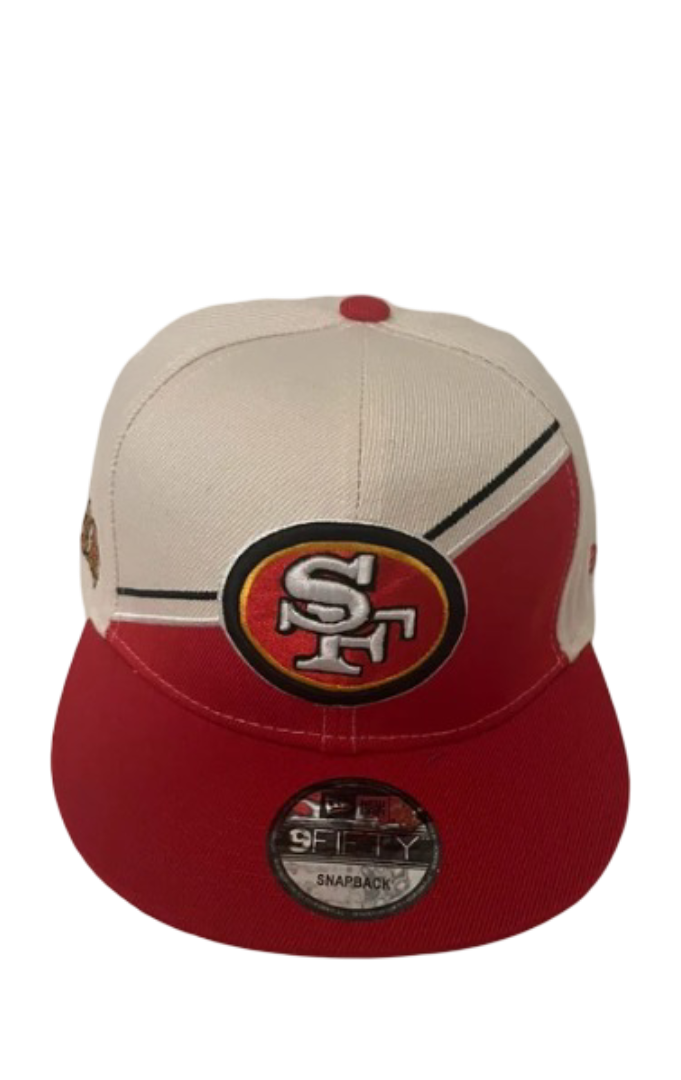 San Francisco 49ers Snapback Cap (Cream/Red)