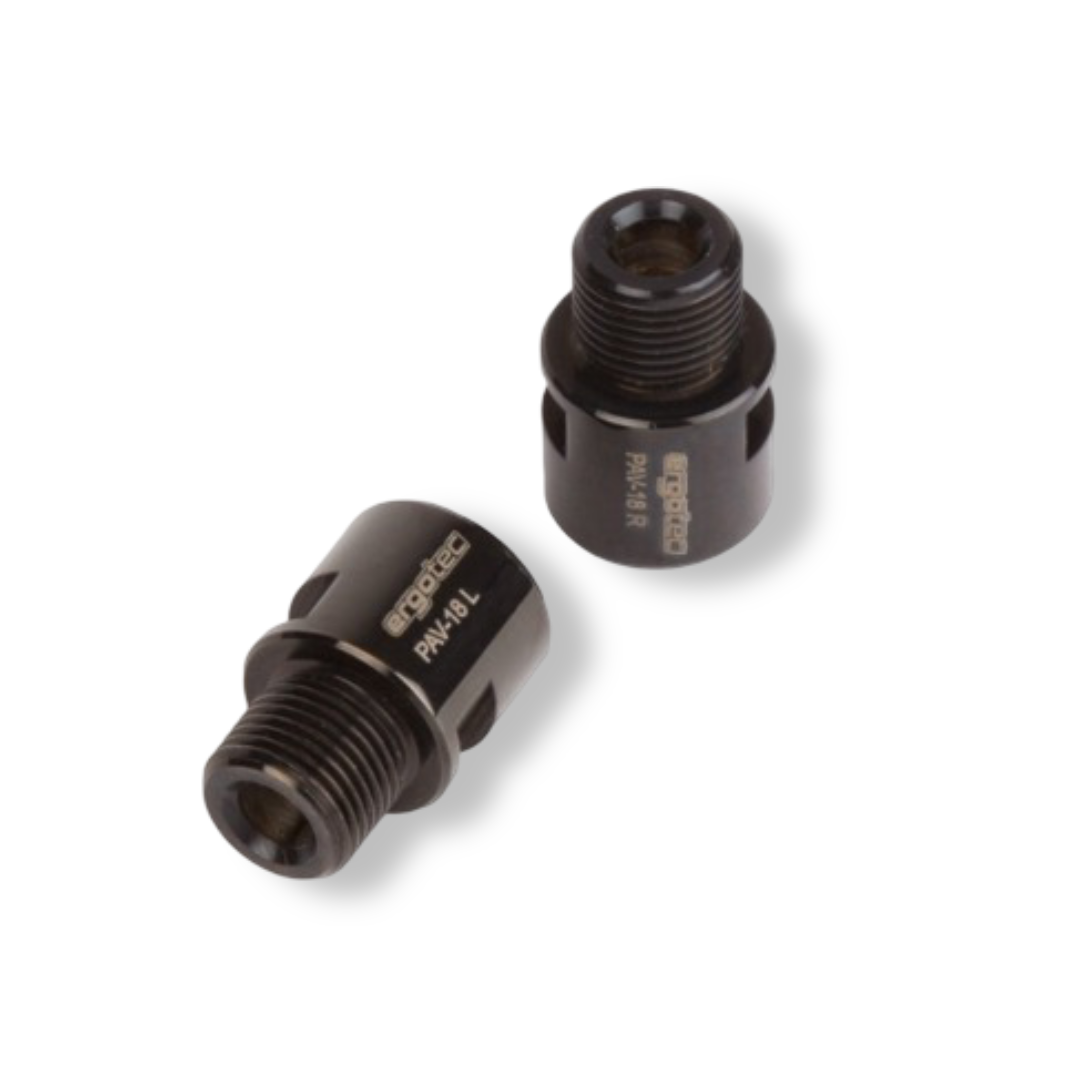 Ergotec: Pedal Axle Extensions (18mm)