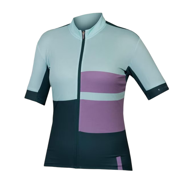 Endura: Women's FS260 Print Short Sleeve Jersey (Violet)