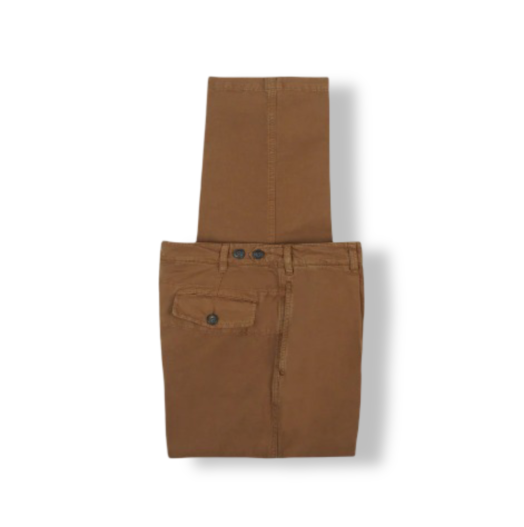 Men's Cotton Linen  Trousers (Tobacco)