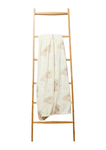 Cream Cockapoo Throw