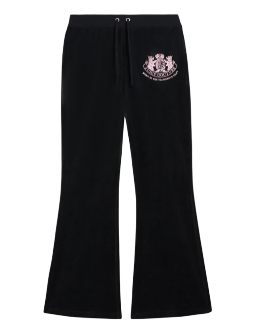 Palm Crest Ultra Low Rise Bamboo Velour Heritage Bottoms (Dusk Blue)
