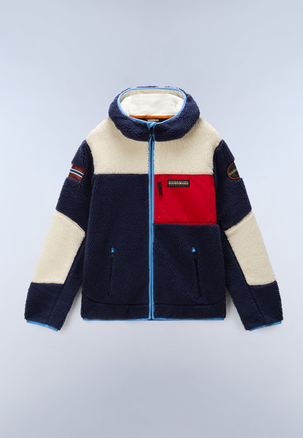 Kid's Fleece Pullover With Hood And Zipper Yupik