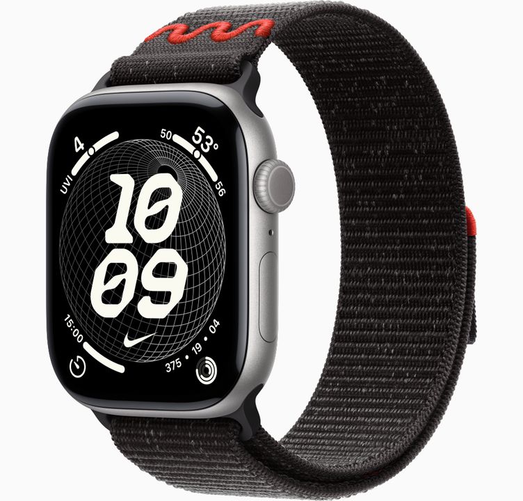 Apple Watch Series 11 GPS + Cellular 46mm (Space Grey Aluminium with Midnight Black Nike Sport Loop)