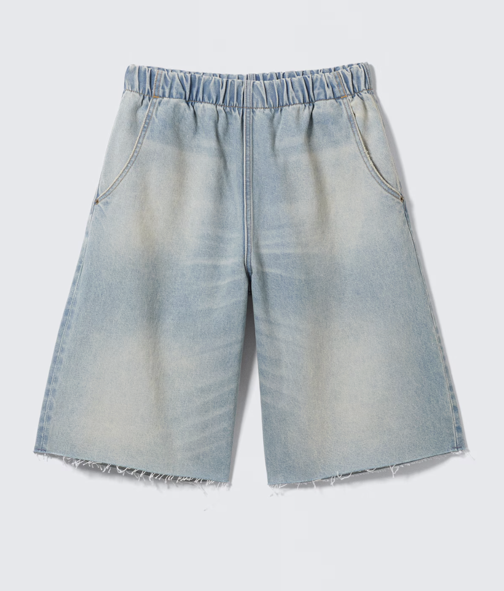Men's Saturn Loose Fit Pull-On Denim Shorts