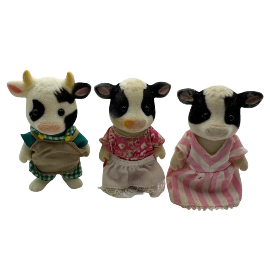 Sylvanian Families: Cow Trio Plush Toy Set