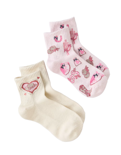 AE Cowgirl Boyfriend Socks (Pack of 2)