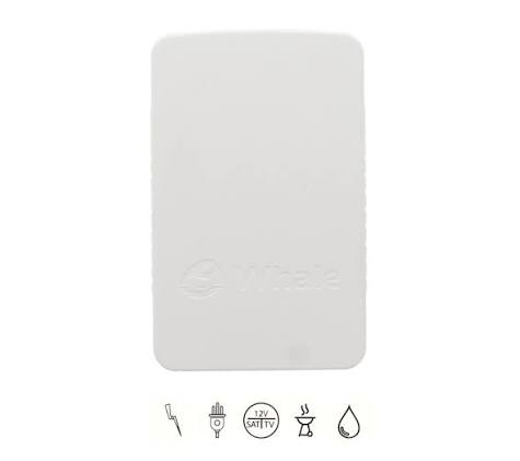 Whale: Sliding Socket Lid (White)