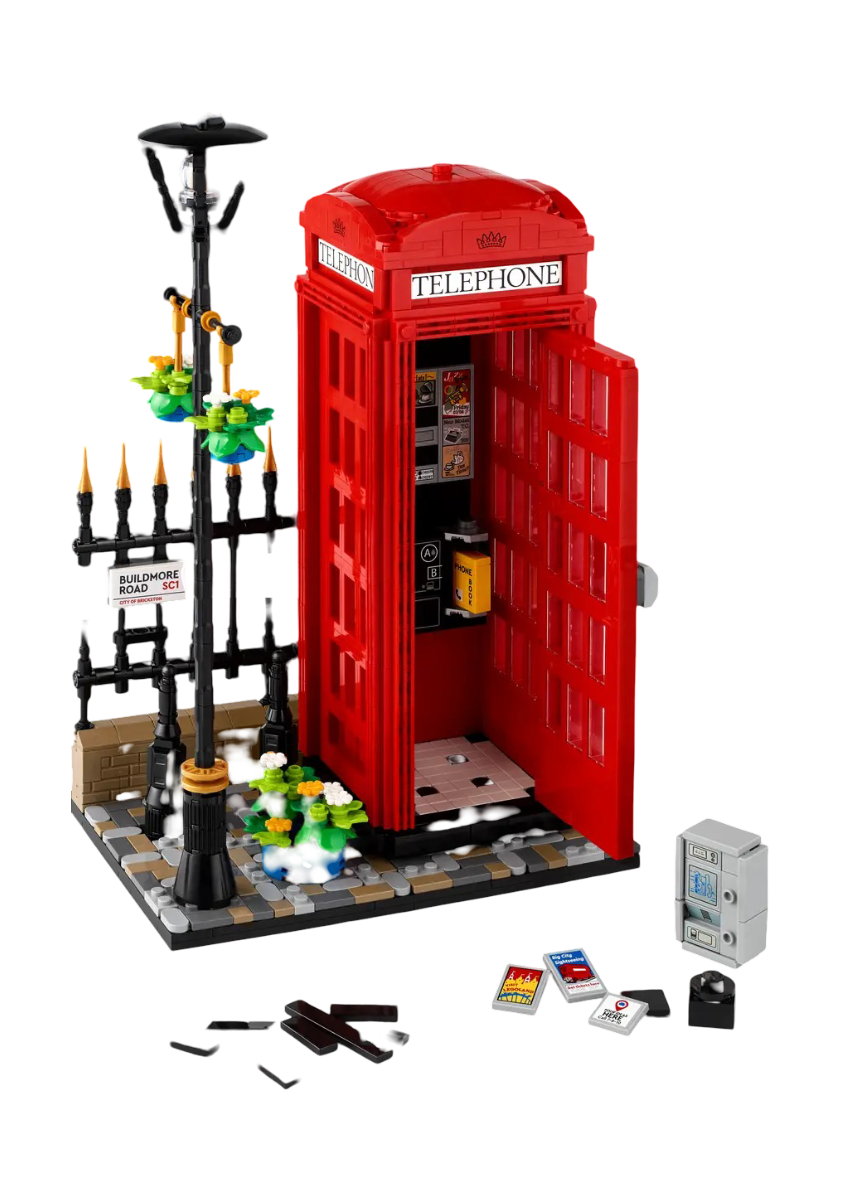 Red London Telephone Box Set