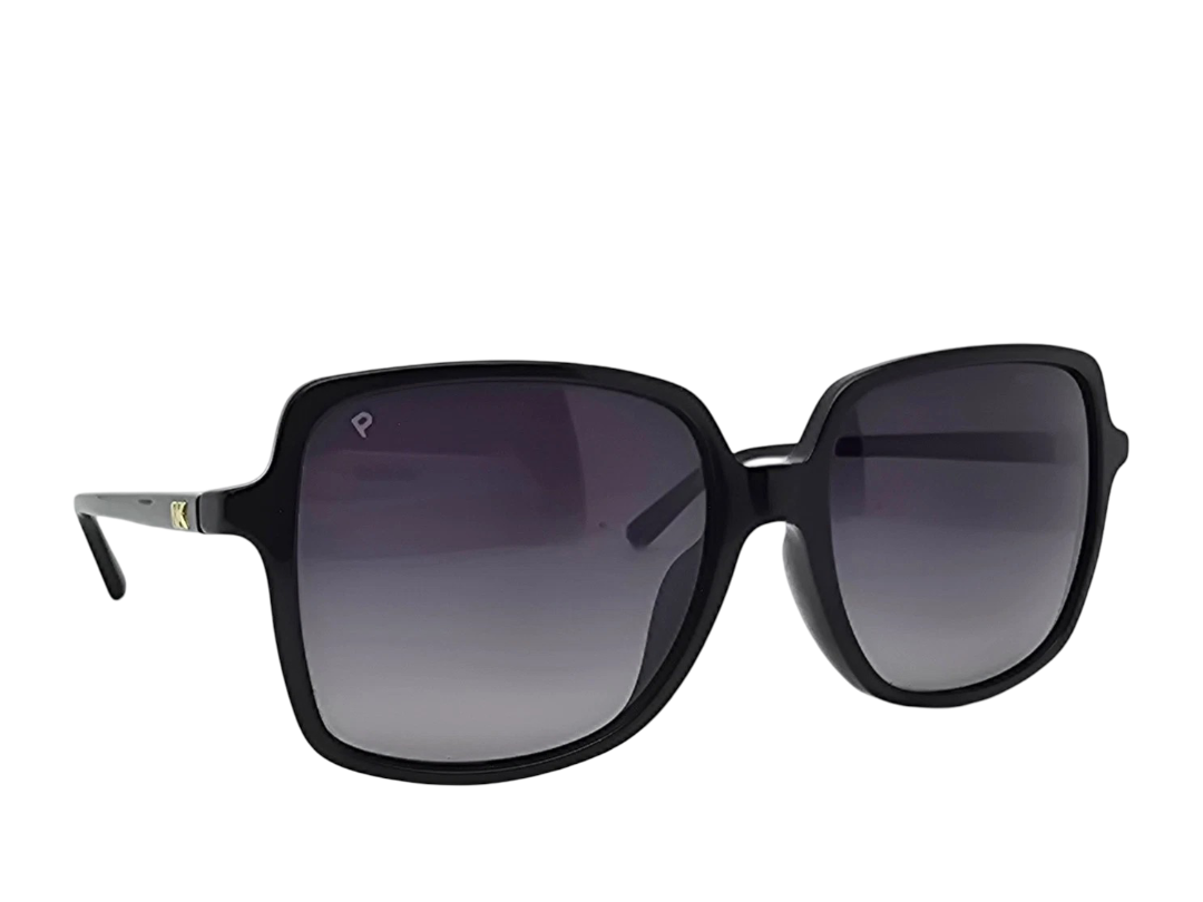 Michael Kors: Isle of Palms Black Frame Polarized Grey Lens Sunglasses