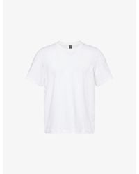 Men's Soft Jersey Short-Sleeve Shirt (White)